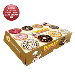 DONAT ISI 6 CAKE CREAM 4W CETAK COATED 310